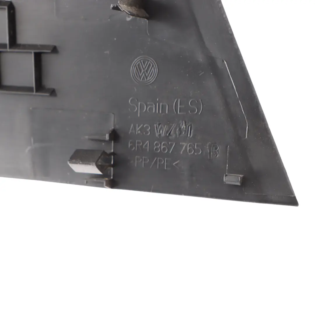 Volkswagen Polo 6R C Pillar Trim Cover Panel Rear Left N/S Grey - SKU 6R4867765B - Part number 6R4867765B