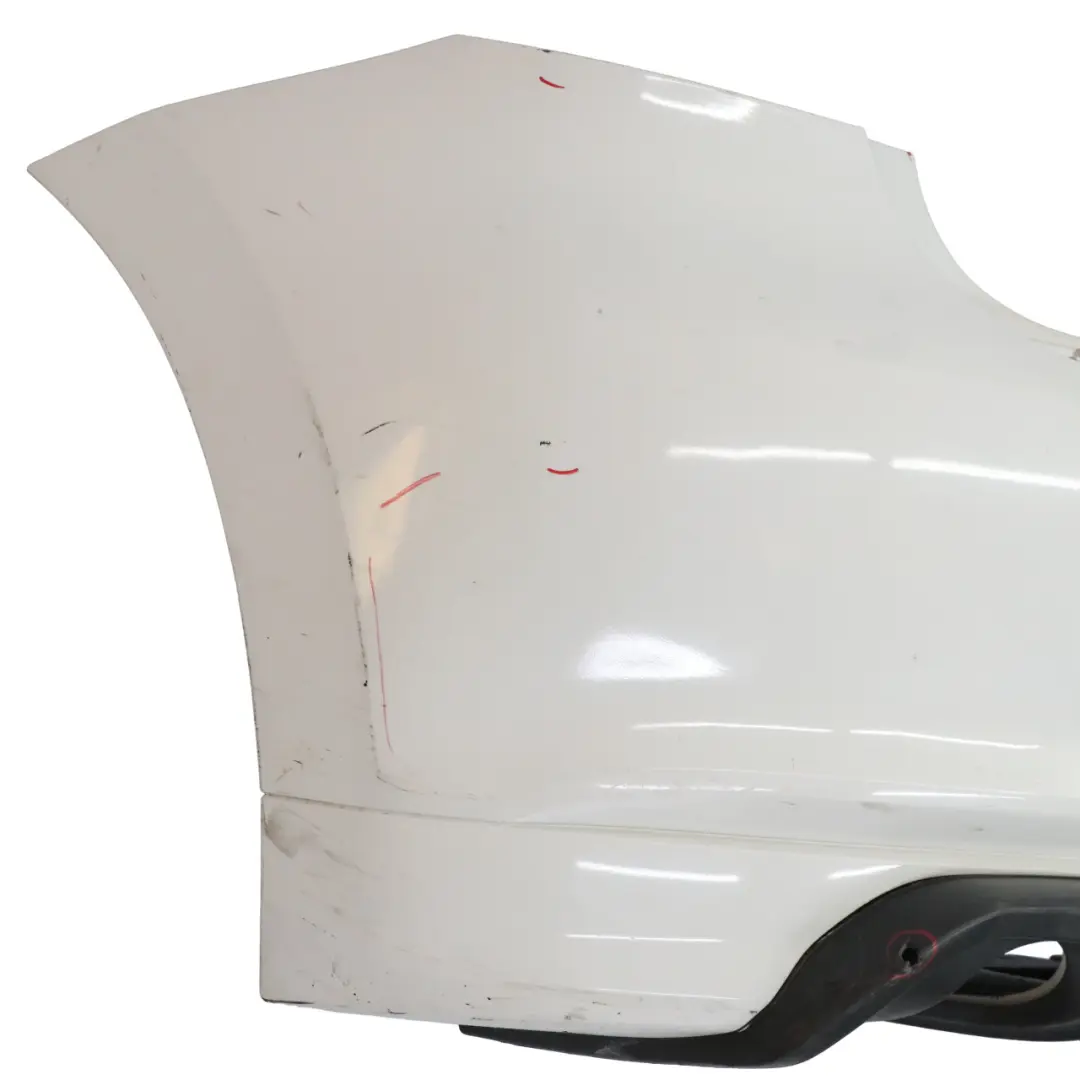 Volkswagen VW Polo 6R Bumper Rear Trim Panel Cover Candy White - B9A - SKU 6R6807421CH-CAN - Part number 6R6807421CH