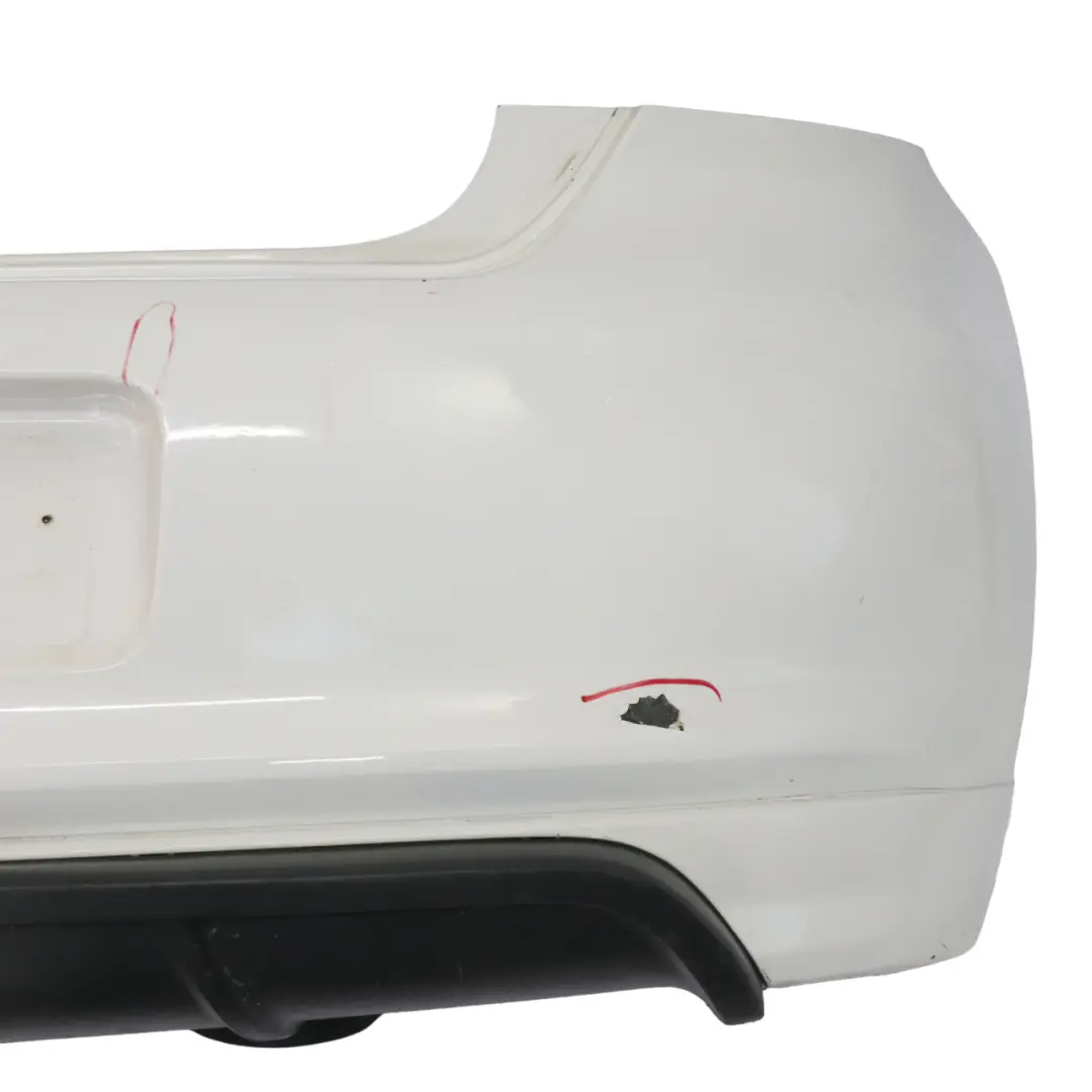 Volkswagen VW Polo 6R Bumper Rear Trim Panel Cover Candy White - B9A - SKU 6R6807421CH-CAN - Part number 6R6807421CH