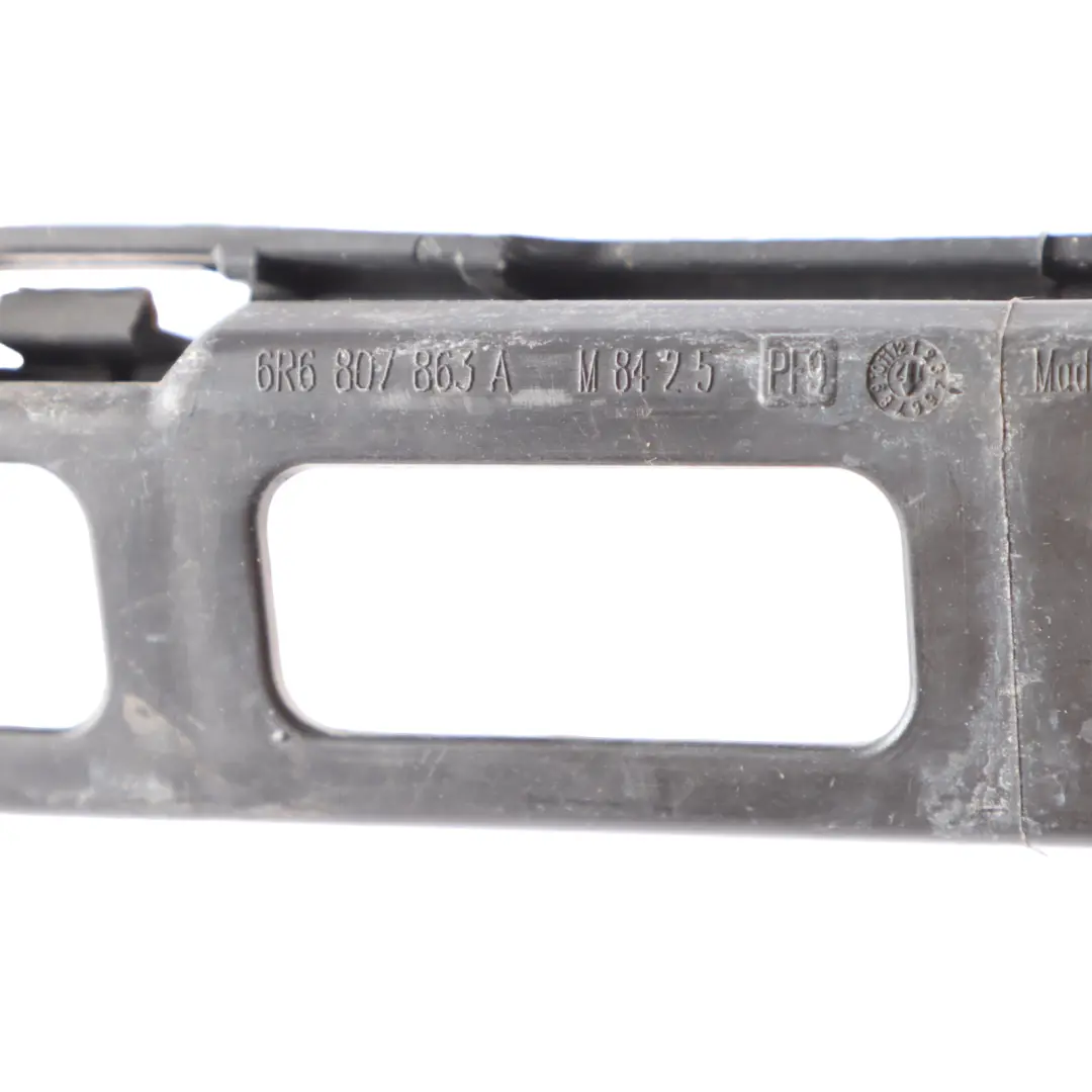Volkswagen Polo 6R Guide Centre Rear Bumper Panel Bar Bracket - SKU 6R6807863A - Part number 6R6807863A