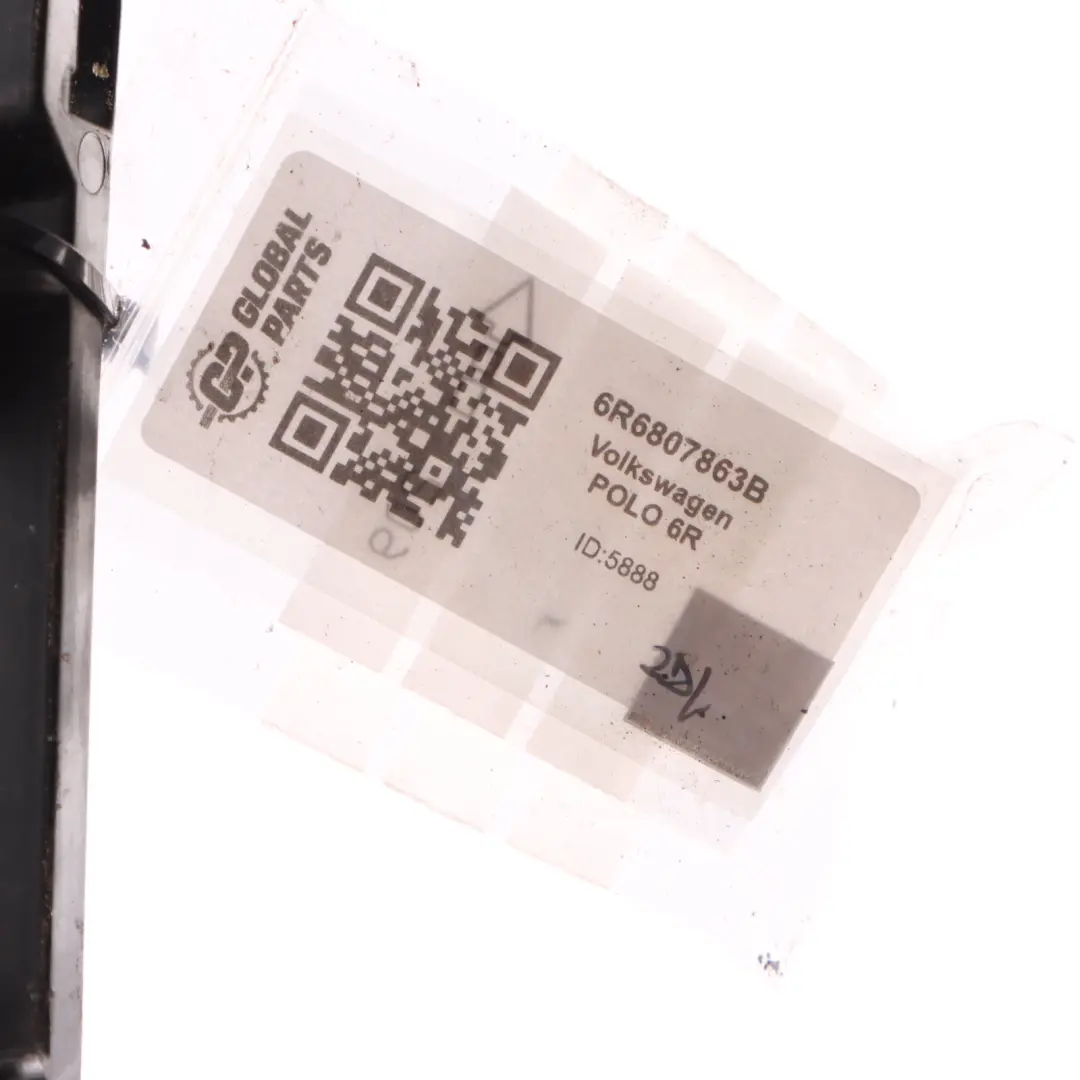 Centre Bumper Bracket Holder Mount Trim to Volkswagen Polo 6R Rear with Part number 6R6807863B Volkswagen Polo 6R Rear Centre Bumper Bracket Holder Mount Trim - SKU 6R6807863B - Part number 6R6807863B