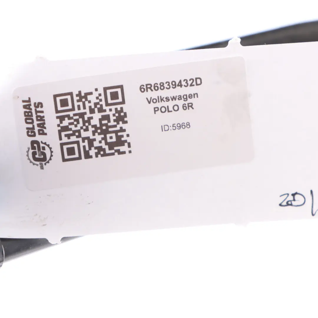 Volkswagen Polo 6R Joint Intérieur De Vitre Arrière Droite - SKU 6R6839432D - Numéro de pièce 6R6839432D