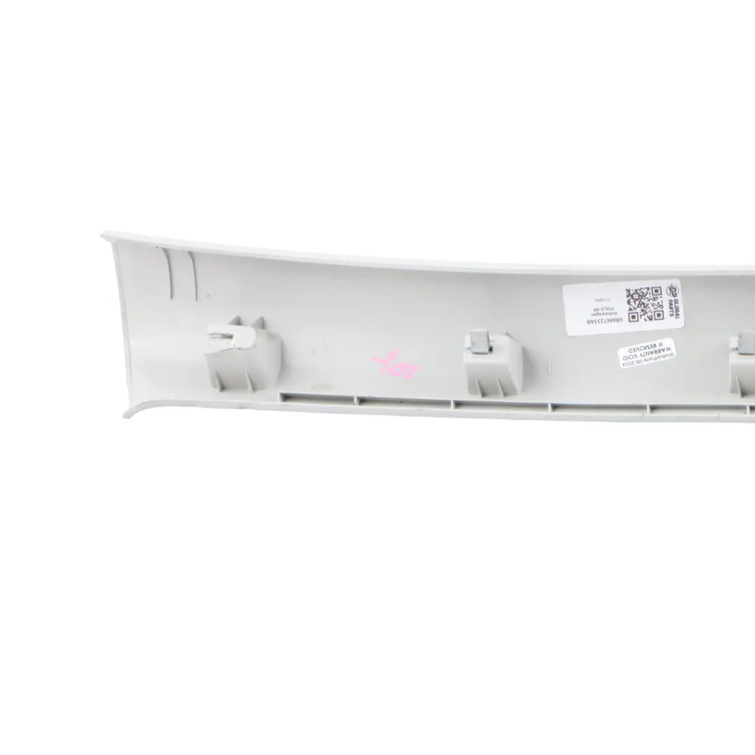 VW Polo 6R Cover Column A Pillar Front Left N/S Trim Grey Speaker - SKU 6R6867233AB - Part number 6R6867233AB