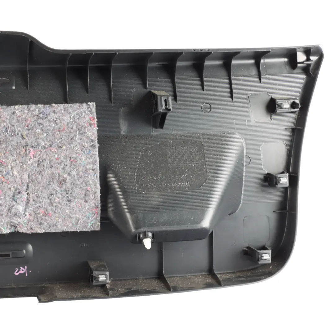 Volkswagen Polo 6R Boot Lid Panel Interior Trunk Trim Cover Black - SKU 6R6867601A - Part number 6R6867601A