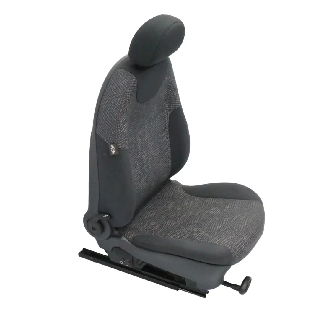 Tissu Siège Tissu Avant gauche Kaleido Black pour Mini Cooper One R50 à propos du numéro de pièce 7073073 Mini Cooper One R50 Tissu Siège Tissu Avant gauche Kaleido Black - SKU 7073073-2 - Numéro de pièce 7073073