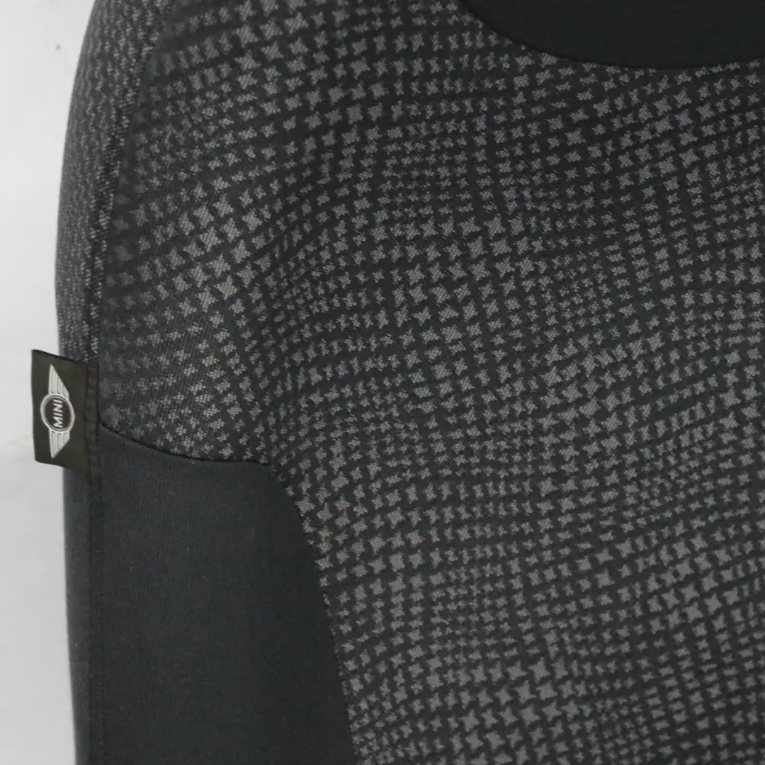 Tissu Siège Tissu Avant gauche Kaleido Black pour Mini Cooper One R50 à propos du numéro de pièce 7073073 Mini Cooper One R50 Tissu Siège Tissu Avant gauche Kaleido Black - SKU 7073073-2 - Numéro de pièce 7073073