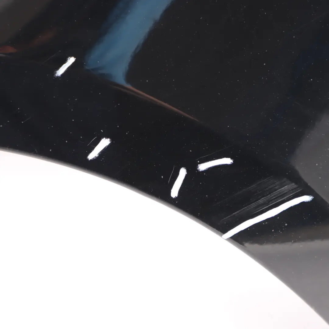 BMW E81 E87 Pannello laterale parafango anteriore sinistro Schwarz 2 Nero - 668 - SKU 7133227-SCH1 - Numero di parte 7133227