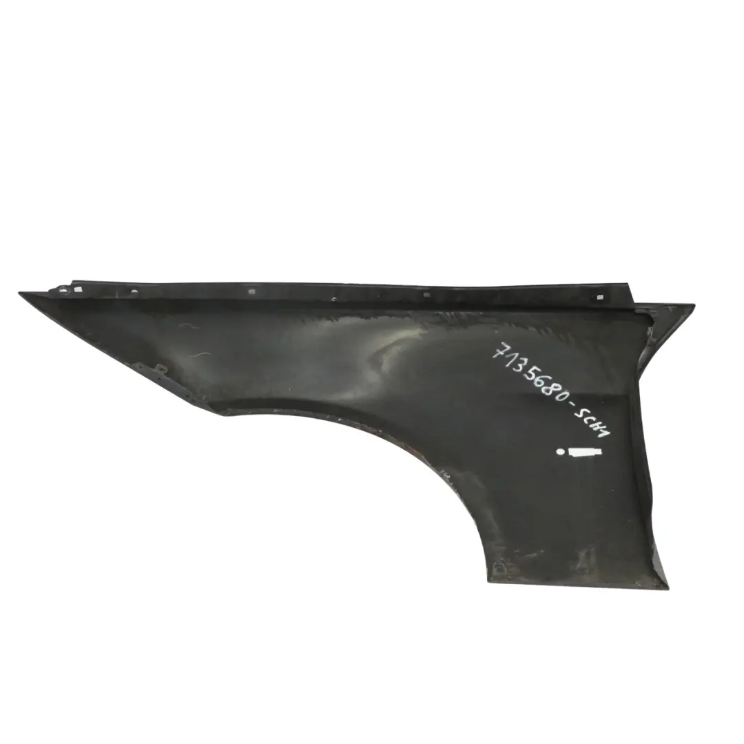 BMW E90 E91 Pannello laterale parafango ala anteriore destra nero Schwarz 2 668 - SKU 7135680-SCH1 - Numero di parte 7135680