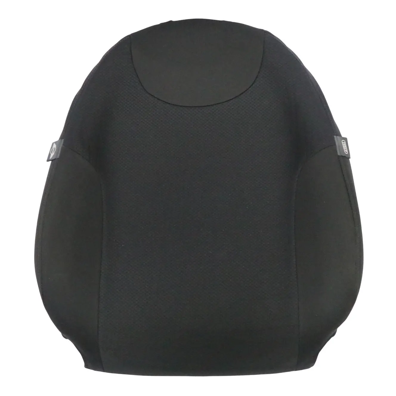Mini Cooper R50 Front Left N/S Backrest Cloth Fabric Molette Panther Black