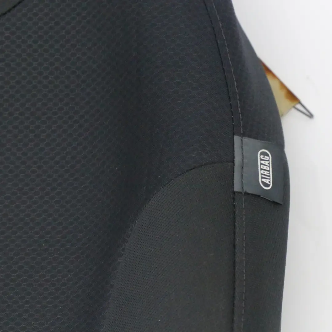 Front Left N/S Backrest Cloth Fabric Molette Panther Black to Mini Cooper R50 with Part number 71362930 Mini Cooper R50 Front Left N/S Backrest Cloth Fabric Molette Panther Black - SKU 71362930-2 - Part number 71362930