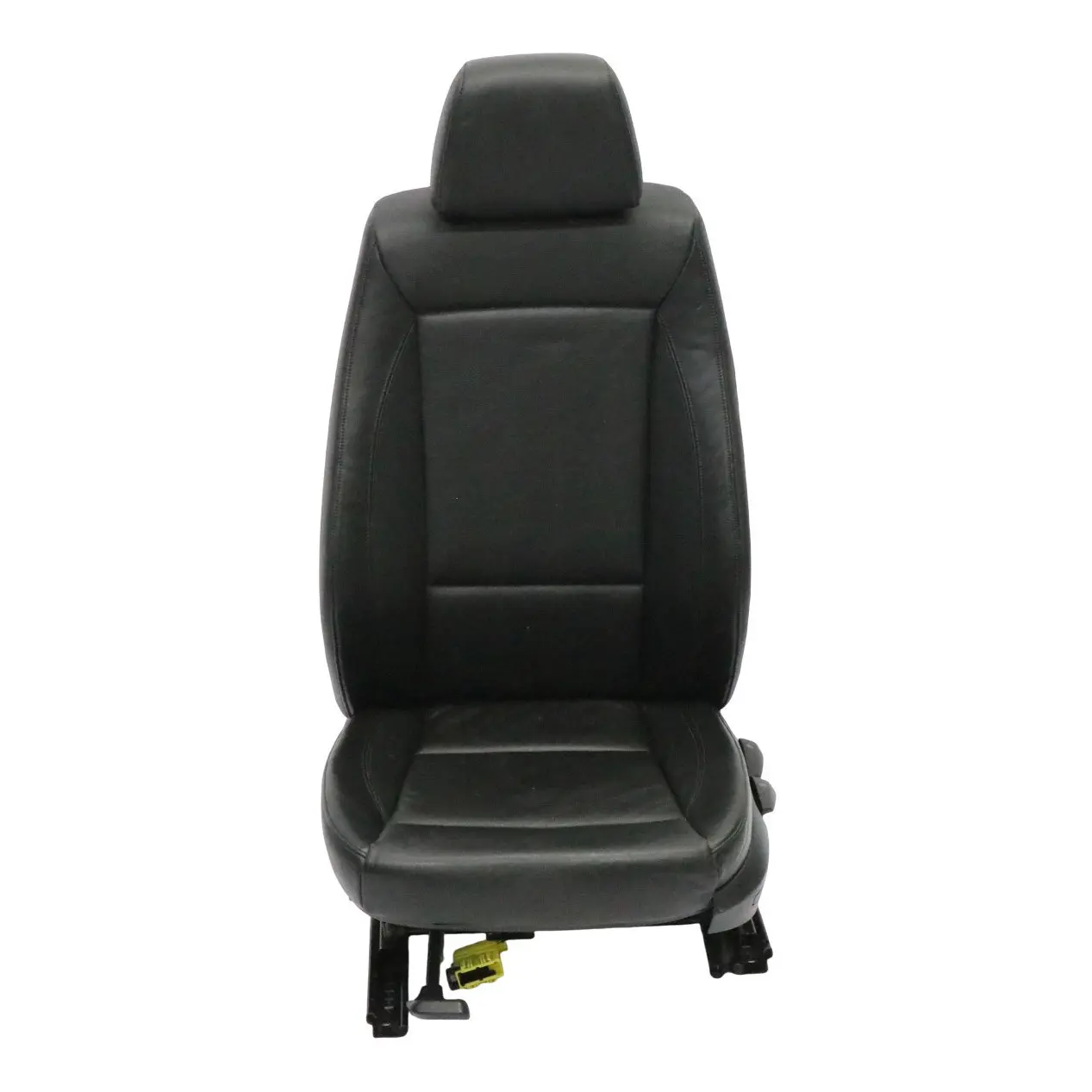 BMW E87 Sedile Anteriore Sinistro Pelle Nera Boston Interno
