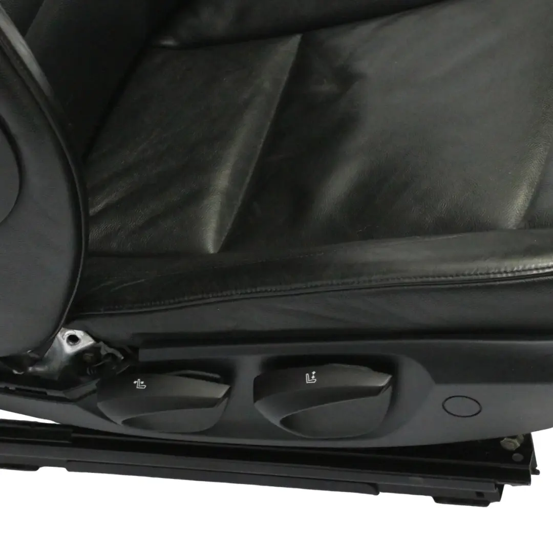 BMW E87 Front Seat Right O/S Leather Boston Black Interior Cover - SKU 7139614-3 - Part number 7139614