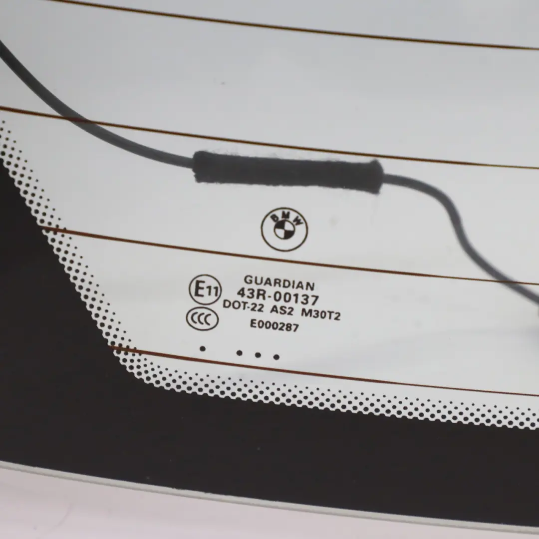 BMW X5 E70 Rear Tailgate Boot Trunk Lid Glass Window Glazing AS2 - SKU 7152766-1 - Part number 7152766