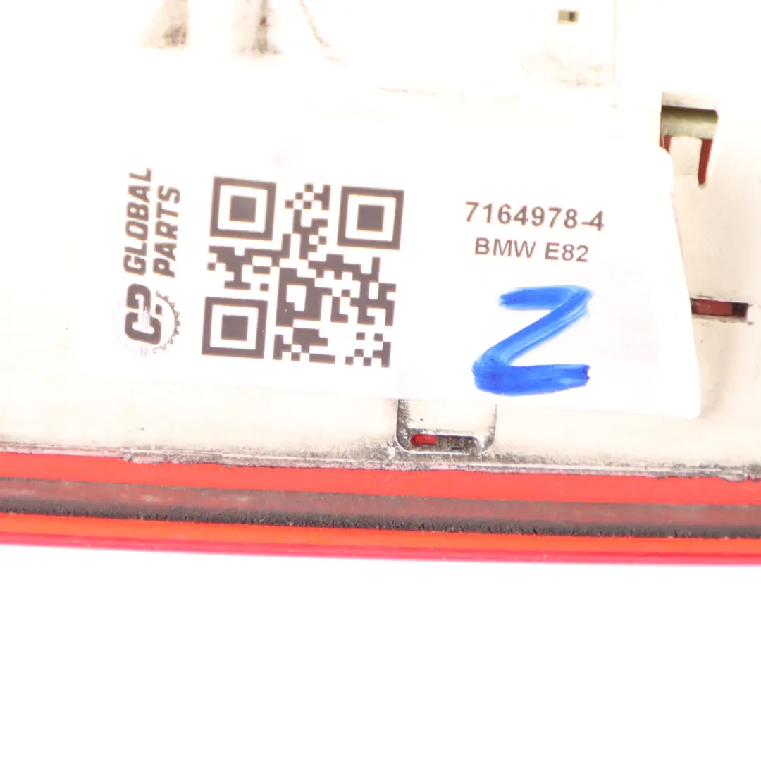  Troisième Feu Stop BMW E82 E88 Feu Arrière Rouge - SKU 7164978-4 - Numéro de pièce 7164978