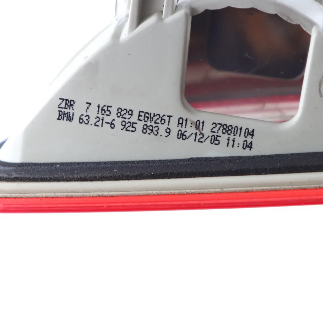 BMW 5 Series E61 Rear Left N/S Lamp Light In Trunk Lid Tailgate - SKU 7165829 - Part number 7165829