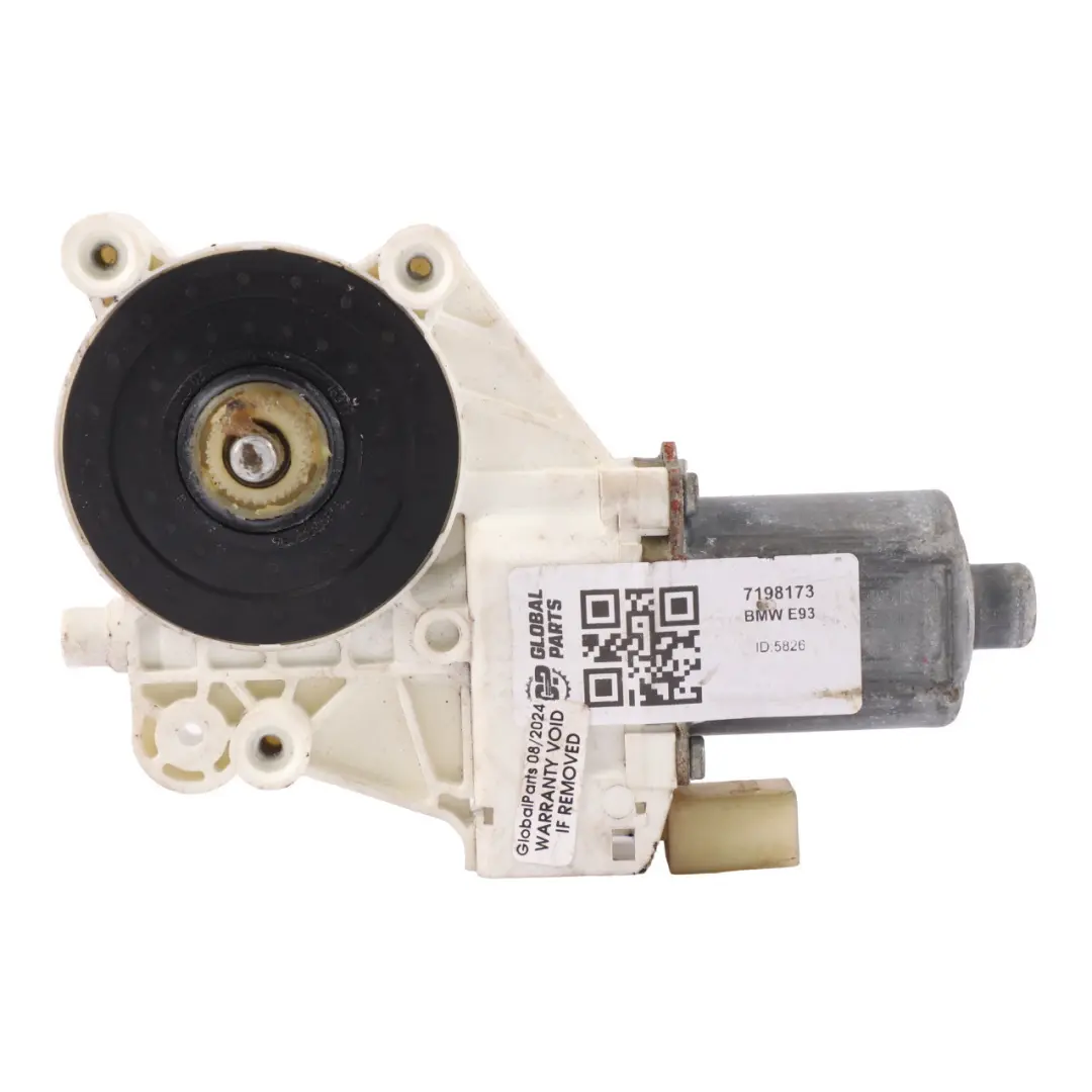 Ventana Motor Puerta Trasera Izquierda Elevador Motor para BMW E93 con número de pieza 7198173 BMW E93 Ventana Motor Puerta Trasera Izquierda Elevador Motor - SKU 7198173 - Número de pieza 7198173