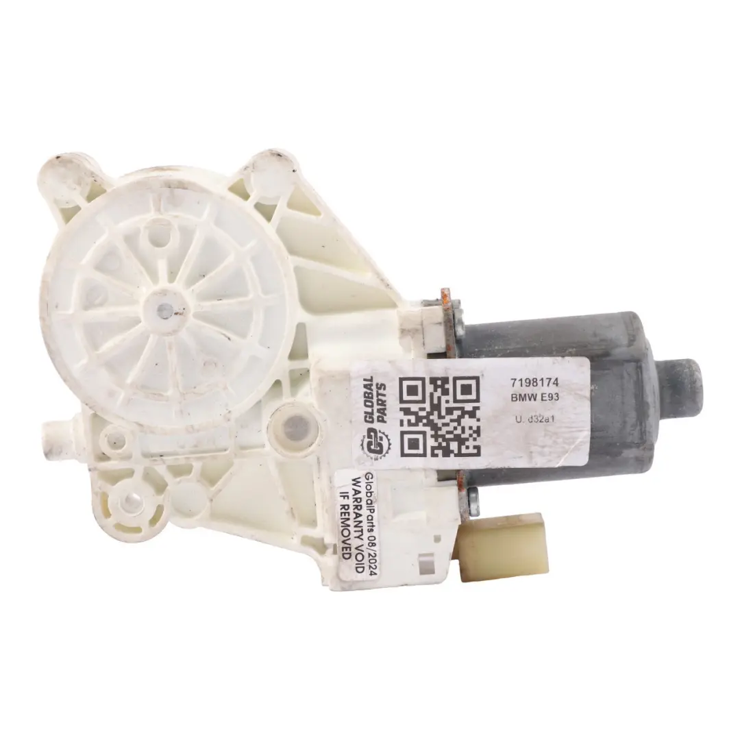 BMW E93 Ventana Trasera Elevador Motor Engranaje Derecho Regulador - SKU 7198174 - Número de pieza 7198174
