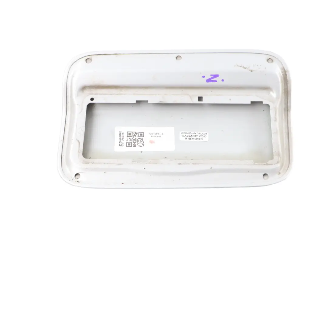 Filler Fill In Flap Cap Cover Titan Silver - 354 to BMW F07 GT Fuel with Part number 7201689 BMW F07 GT Fuel Filler Fill In Flap Cap Cover Titan Silver - 354 - SKU 7201689-TS - Part number 7201689