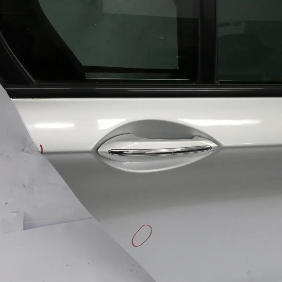 BMW F02 Door Rear Right O/S Long Version Titansilber Titan Silver Metallic - 354 - SKU 7203982-TS - Part number 7203982