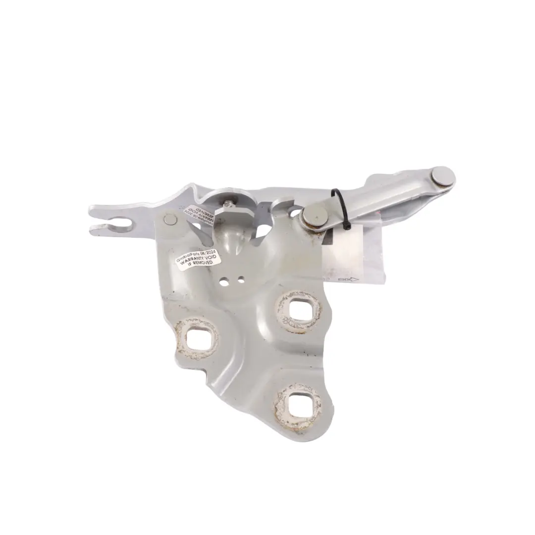 Cerniera cofano motore sinistra Glacier Silver - A83 7210729 per BMW X3 F25 X4 F26 con numero di parte 7262875 BMW X3 F25 X4 F26 Cerniera cofano motore sinistra Glacier Silver - A83 7210729 - SKU 7262875-GSB - Numero di parte 7262875