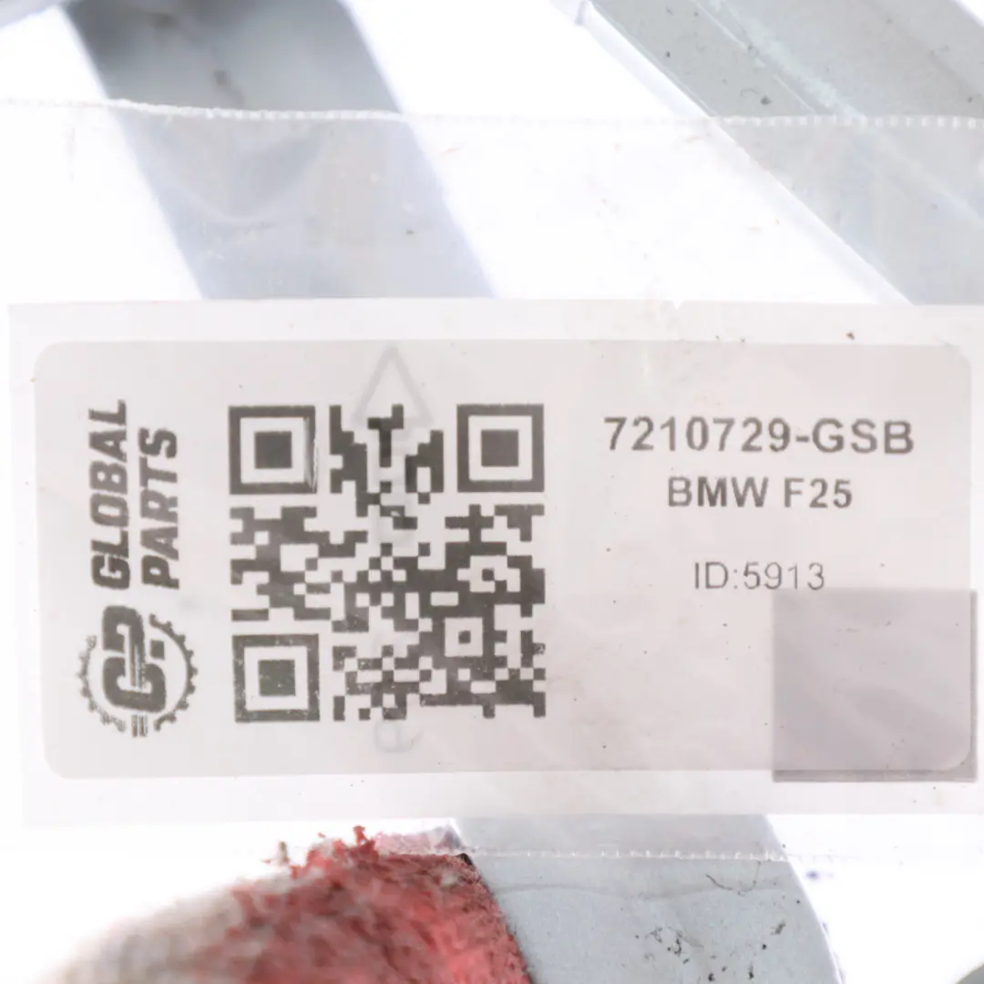 BMW X3 F25 X4 F26 Links Motorhaubenscharnier Glacier Silber - A83 7210729 - SKU 7262875-GSB - Teilenummer 7262875