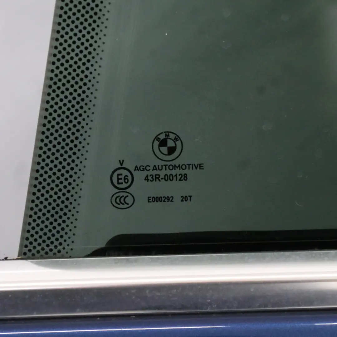 BMW F07 GT Drzwi Lewe Tylne Tiefseeblau Deep Sea Blue Metallic - A76 - SKU 7228149-DSB - Numer Części 7228149