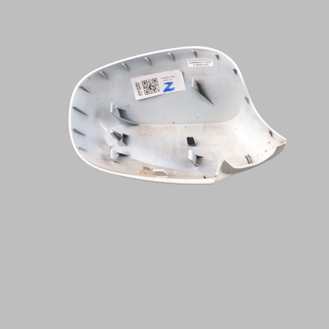 Wing Mirror BMW E81 E87 LCI Cap Casing Left N/S Alpinweiss White - 300 to Cover with Part number 7229261 Cover Wing Mirror BMW E81 E87 LCI Cap Casing Left N/S Alpinweiss White - 300 - SKU 7229261-AW - Part number 7229261