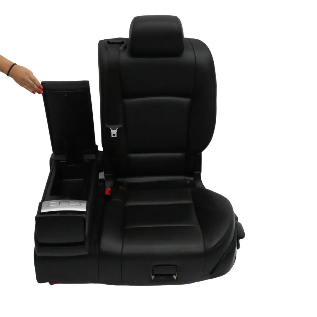 Left N/S Leather Dakota Black Interior Isofix Armrest to BMW F07 GT Rear Seat with Part number 7231373 BMW F07 GT Rear Seat Left N/S Leather Dakota Black Interior Isofix Armrest - SKU 7231373-2 - Part number 7231373