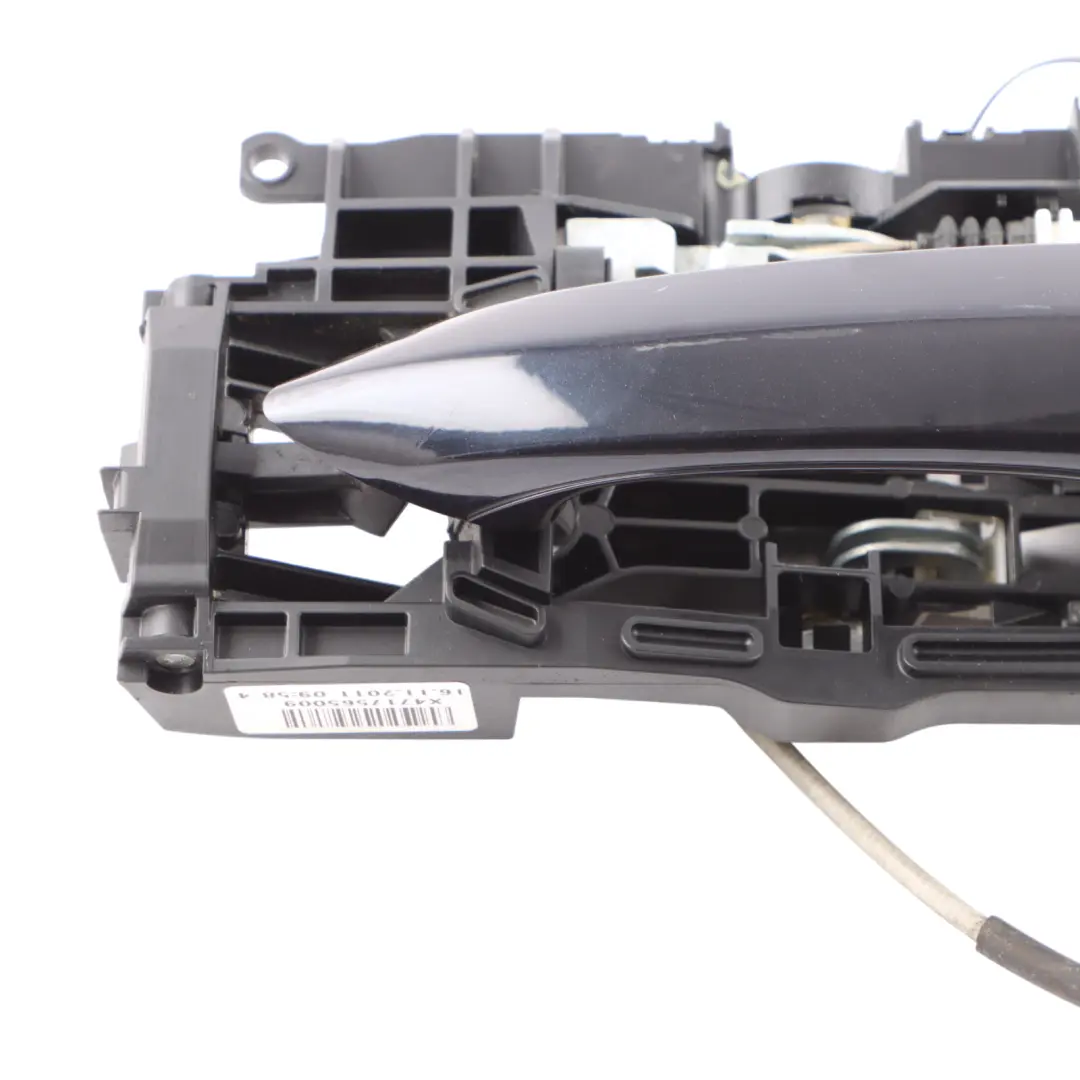 Outside Door Grab Handle Rear Right O/S Carbonschwarz Black - 416 to BMW F10 F12 with Part number 7231930 BMW F10 F12 Outside Door Grab Handle Rear Right O/S Carbonschwarz Black - 416 - SKU 7231930-CAR2 - Part number 7231930