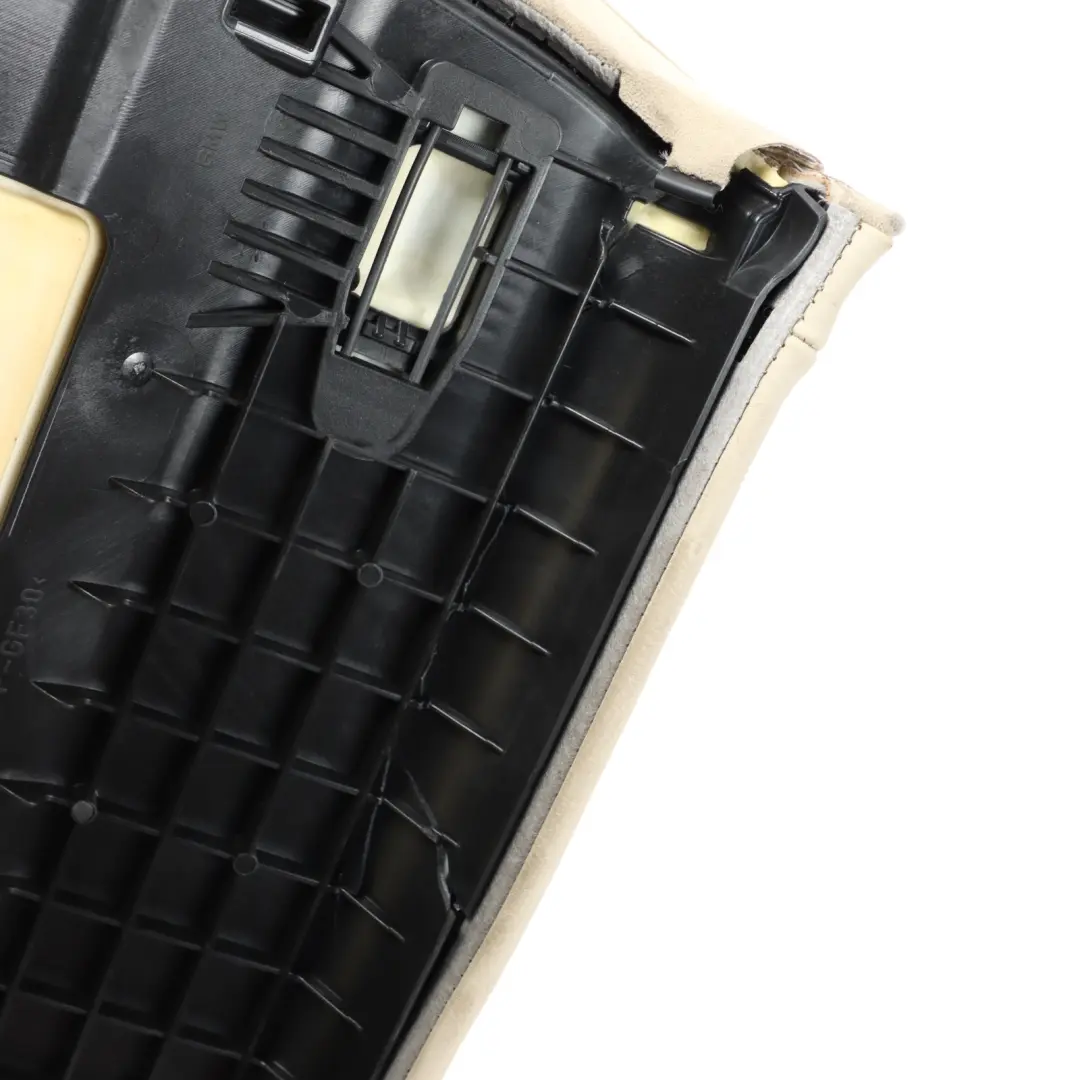 Siège arrière gauche en cuir Cover Couch Cream Beige pour BMW E93 Cabrio Convertible à propos du numéro de pièce 7246645 BMW E93 Cabrio Convertible Siège arrière gauche en cuir Cover Couch Cream Beige - SKU 7246645 - Numéro de pièce 7246645