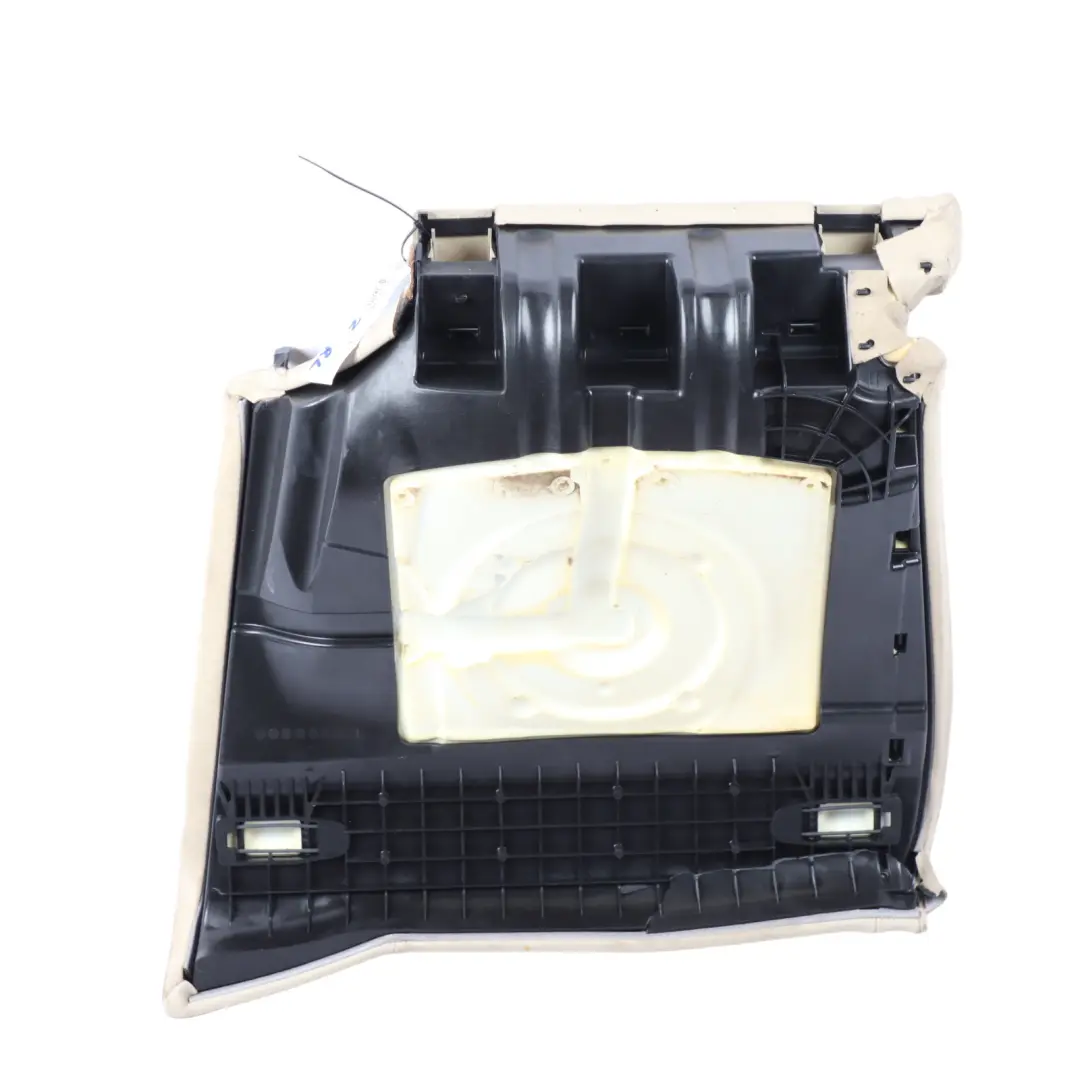 BMW E93 Cabrio Convertible Siège arrière gauche en cuir Cover Couch Cream Beige - SKU 7246645 - Numéro de pièce 7246645