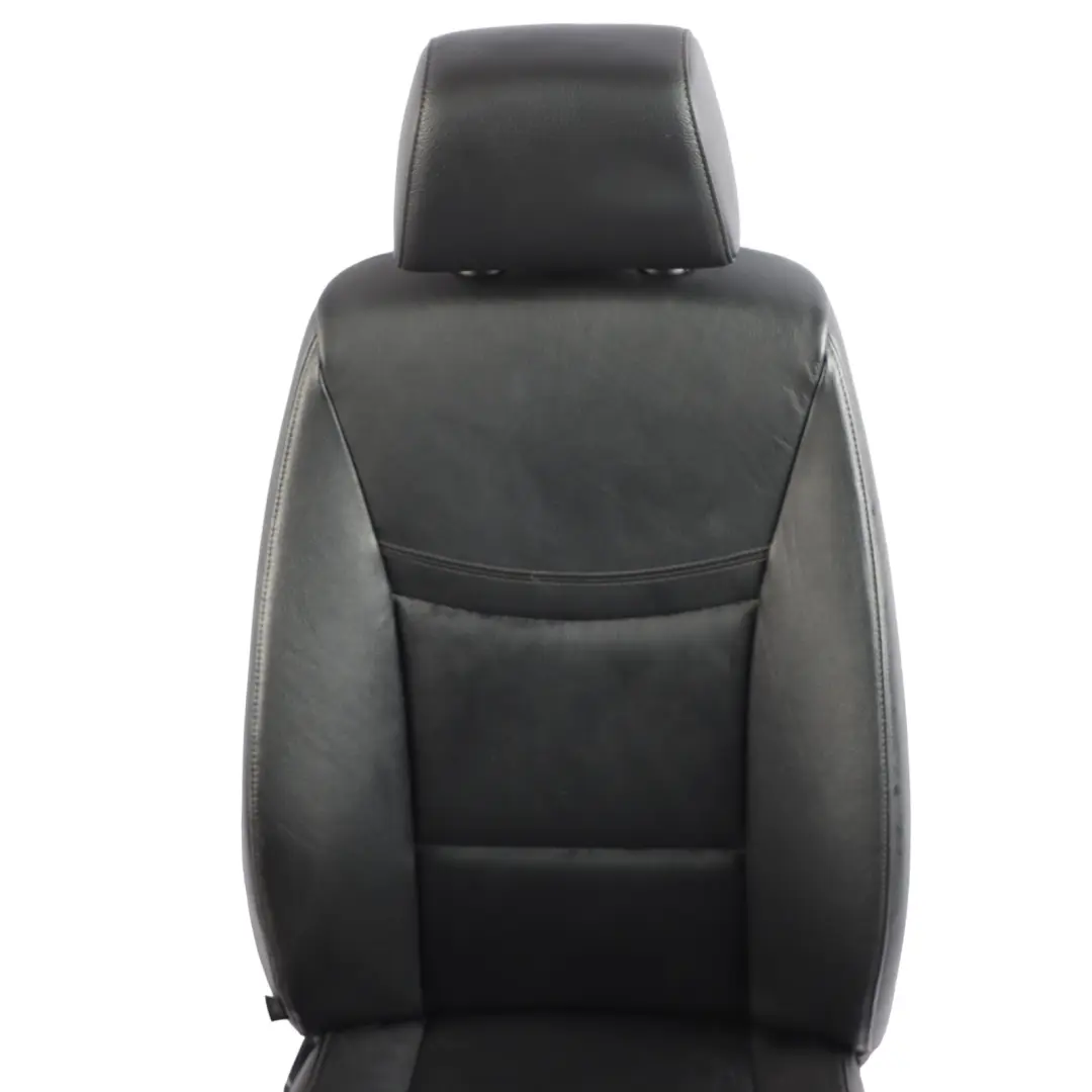 BMW E90 E91 LCI Beheizter Schwarzer Leder Innenraum Vorne Rechts Sitz - SKU 7246800-3 - Teilenummer 7246800
