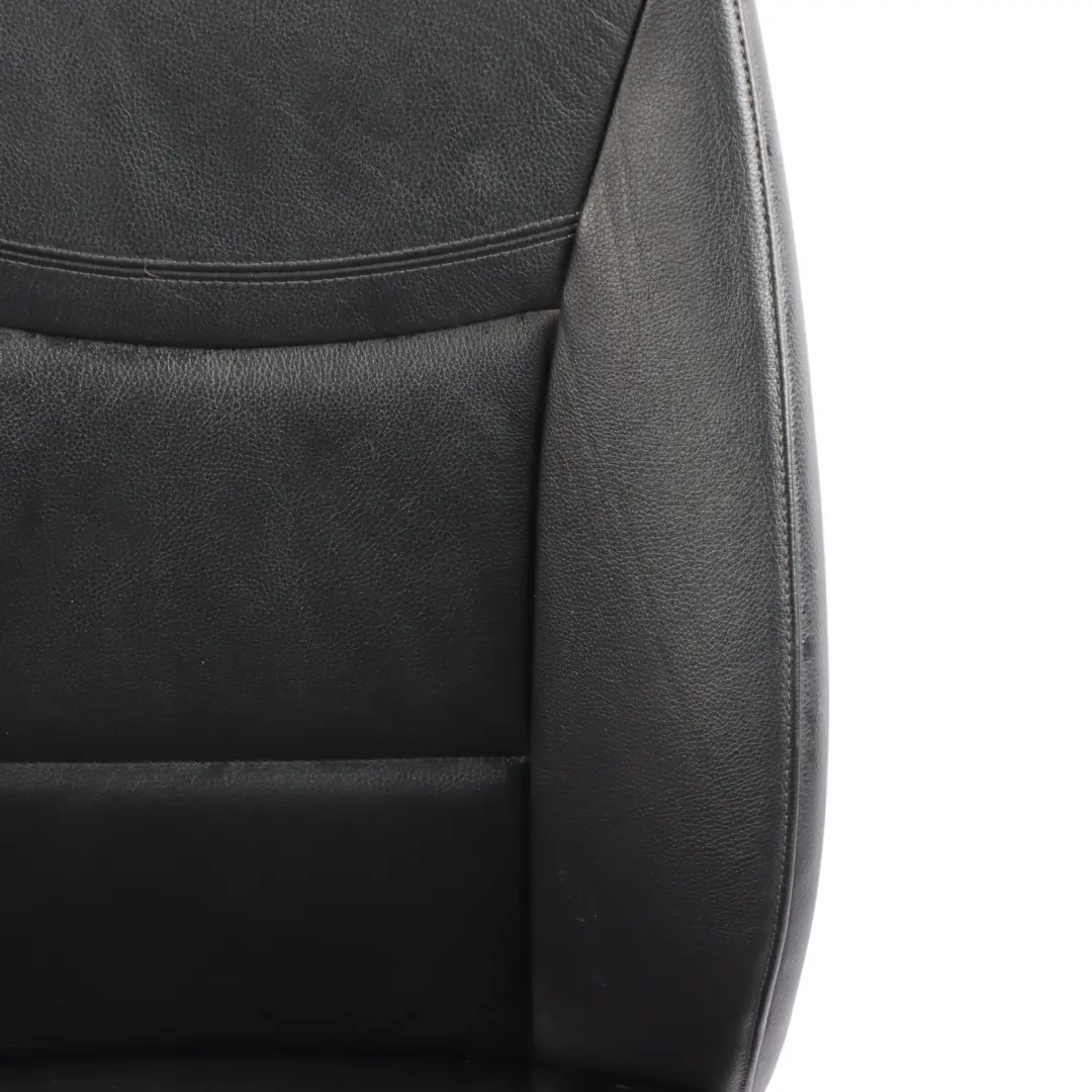 BMW E90 E91 LCI Siège avant droit en cuir noir chauffé - SKU 7246800-3 - Numéro de pièce 7246800
