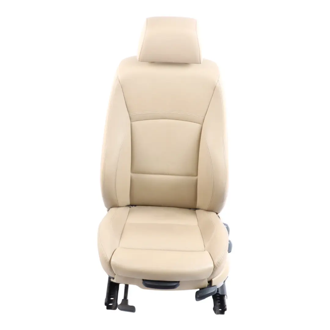 Front Left N/S M Sport Seat Leather Dakota Savana Beige Interior to BMW E90 LCI with Part number 7246861 BMW E90 LCI Front Left N/S M Sport Seat Leather Dakota Savana Beige Interior - SKU 7246861-1 - Part number 7246861