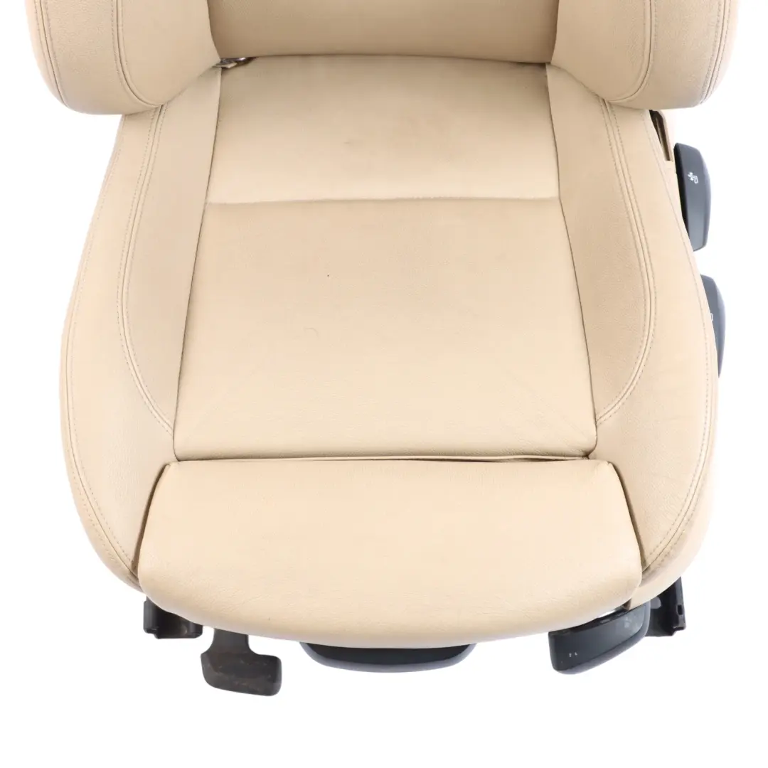 Front Left N/S M Sport Seat Leather Dakota Savana Beige Interior to BMW E90 LCI with Part number 7246861 BMW E90 LCI Front Left N/S M Sport Seat Leather Dakota Savana Beige Interior - SKU 7246861-1 - Part number 7246861
