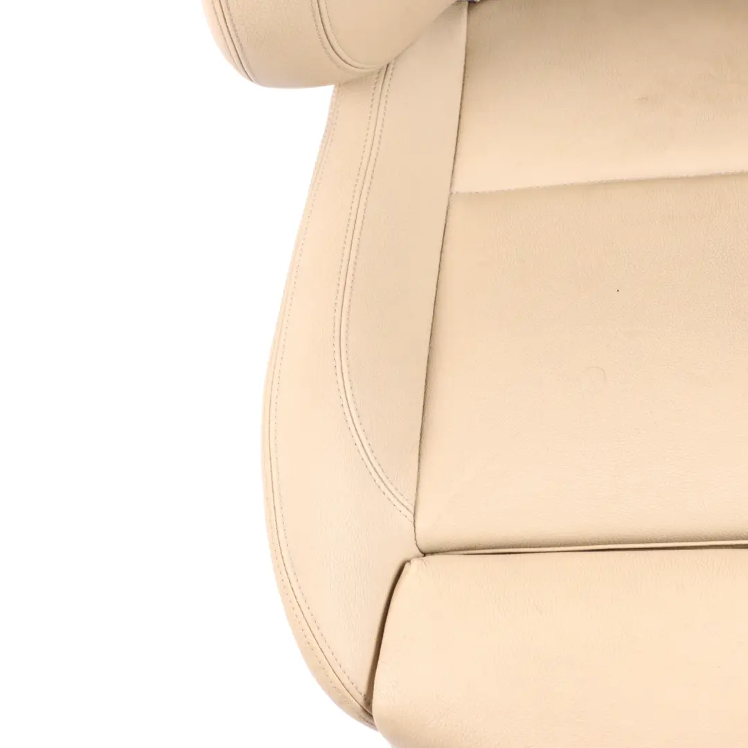 Front Left N/S M Sport Seat Leather Dakota Savana Beige Interior to BMW E90 LCI with Part number 7246861 BMW E90 LCI Front Left N/S M Sport Seat Leather Dakota Savana Beige Interior - SKU 7246861-1 - Part number 7246861
