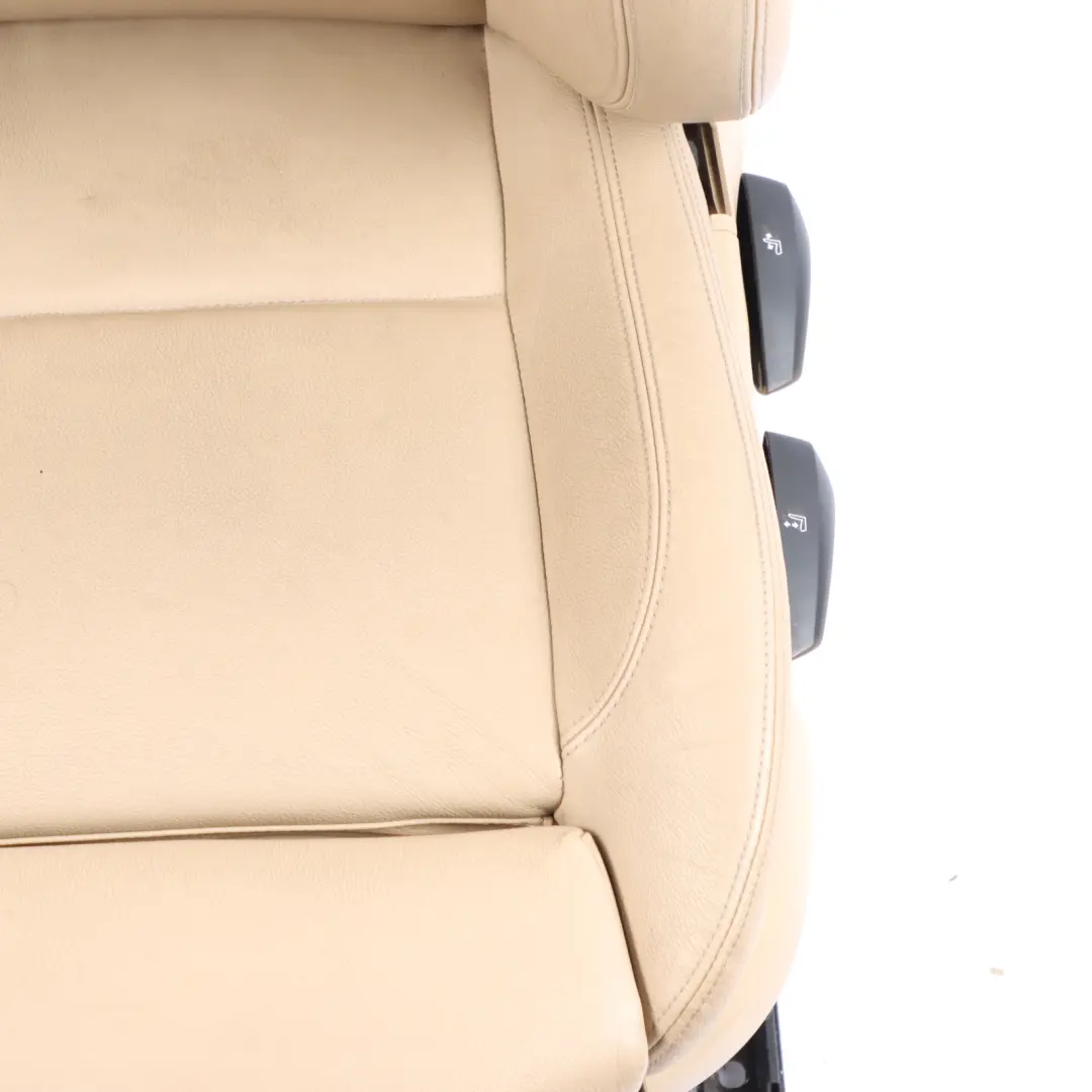 Front Left N/S M Sport Seat Leather Dakota Savana Beige Interior to BMW E90 LCI with Part number 7246861 BMW E90 LCI Front Left N/S M Sport Seat Leather Dakota Savana Beige Interior - SKU 7246861-1 - Part number 7246861