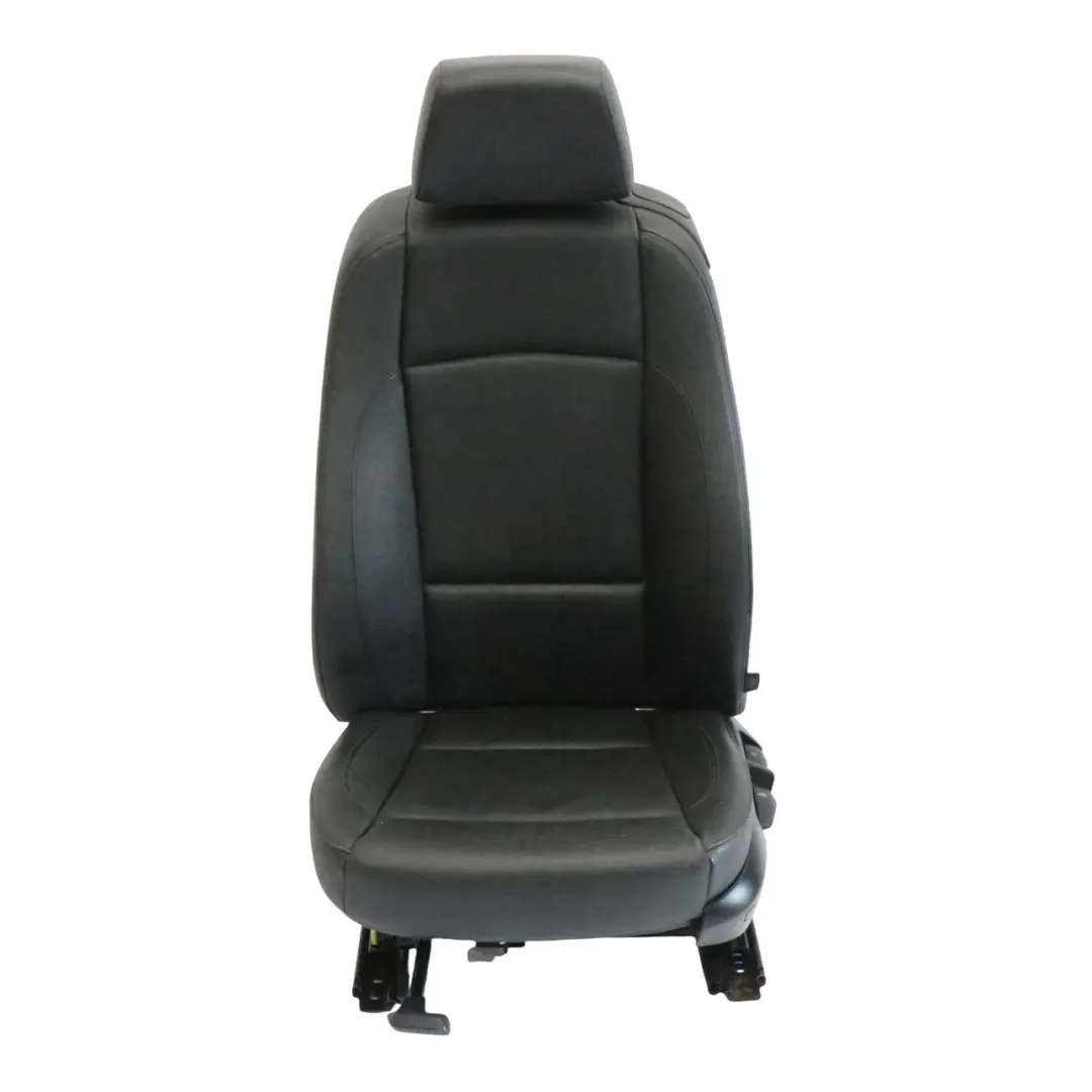 BMW E88 Cabrio Vorne Links Sitz Beheizt Boston Schwarz Leder - SKU 7247253-2 - Teilenummer 7247253
