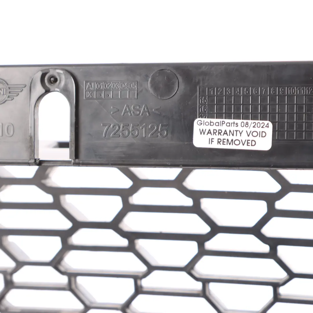  Front Stoßstange Kühler Grill Mini R55 R56 LCI Trim Untere Abdeckung - SKU 7255125-2 - Teilenummer 7255125
