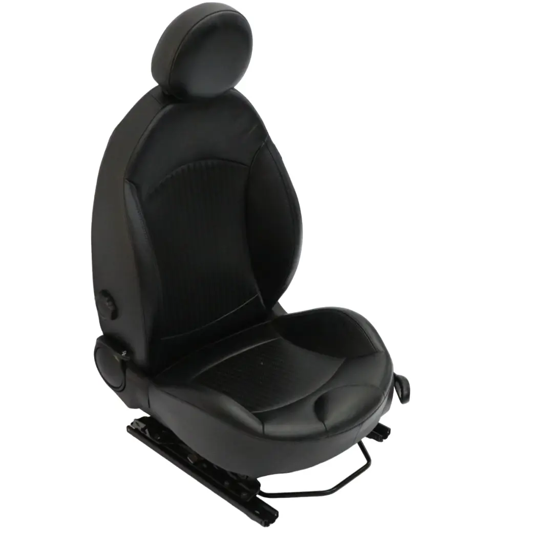 Front Seat Mini Cooper R55 R56 R57 Left N/S Side Sport Carbon Black Leather to with Part number 7255519 Front Seat Mini Cooper R55 R56 R57 Left N/S Side Sport Carbon Black Leather - SKU 7255519-1 - Part number 7255519