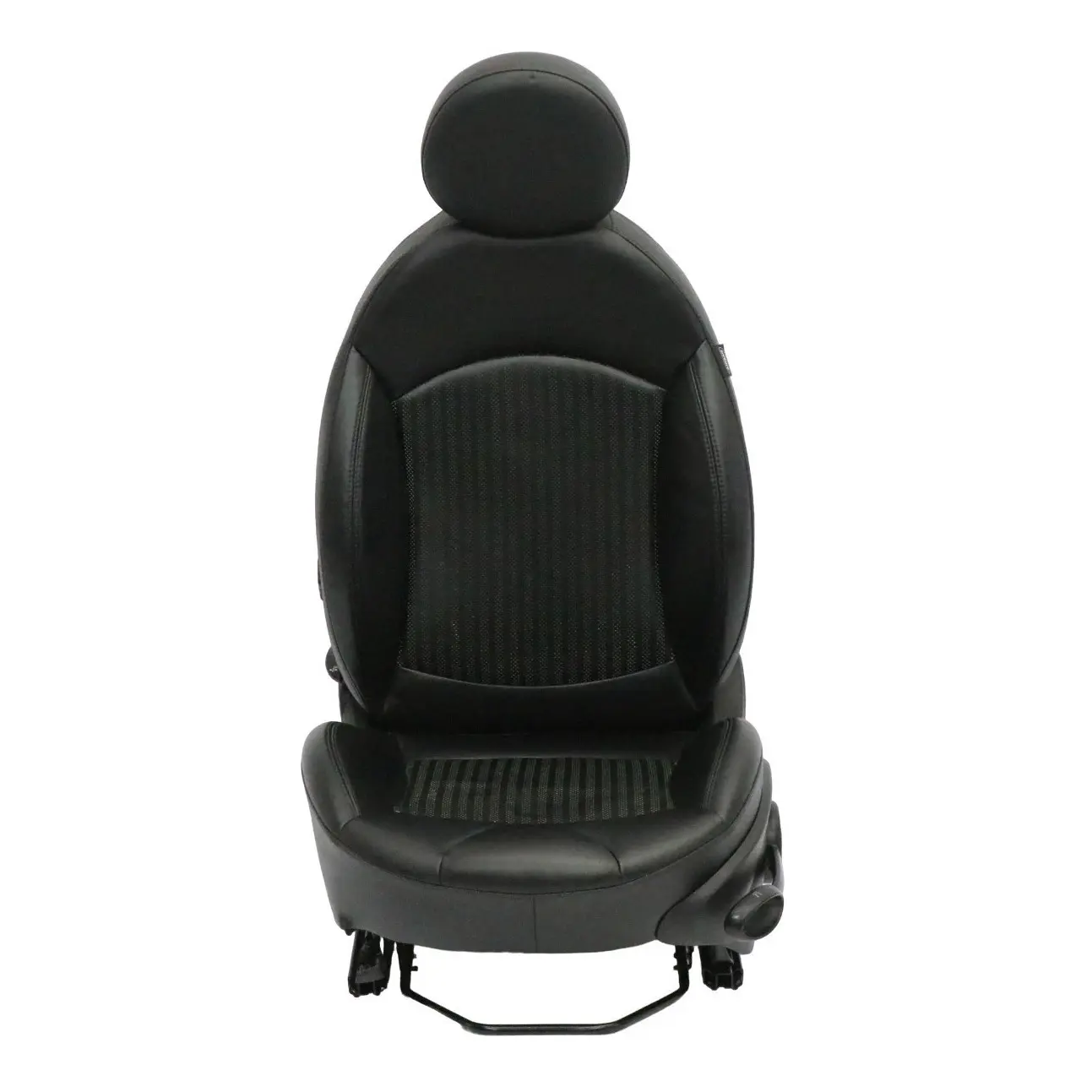 Siège avant Mini Cooper R55 R56 R57 gauche Side Sport Chauffé Carbon Cuir noir
