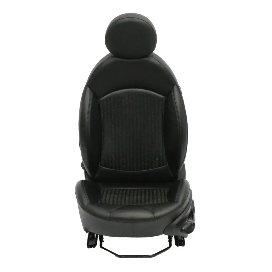  Vorder sitz Mini Cooper R55 R56 Links Seite Sport Beheizt Carbon Schwarz Leder - SKU 7255519-4 - Teilenummer 7255519