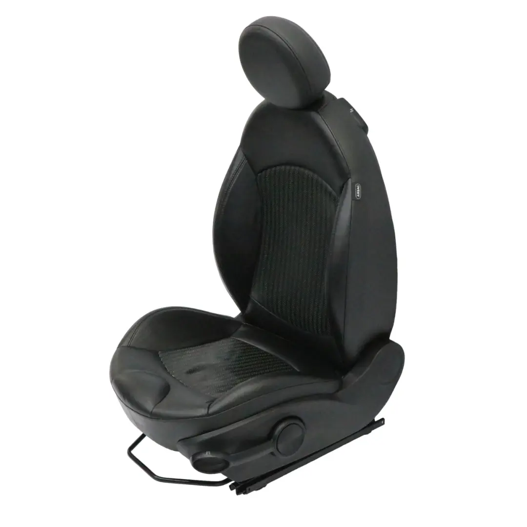  Vorder sitz Mini Cooper R55 R56 Links Seite Sport Beheizt Carbon Schwarz Leder - SKU 7255519-4 - Teilenummer 7255519