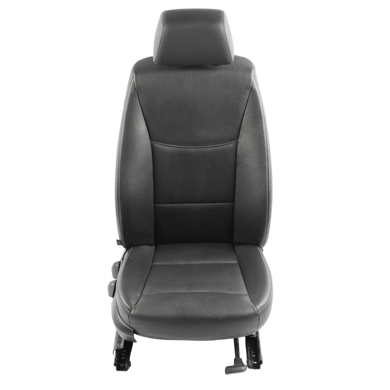 Sedile anteriore BMW X3 F25 Destro Interno Pelle Nevada Nero