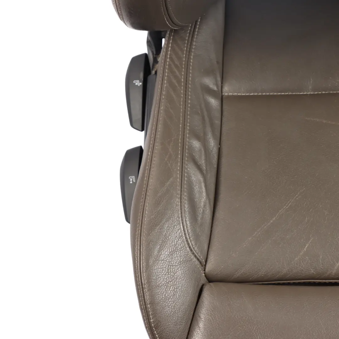 Front Right O/S M Sport Seat Leather Nevada Brown Interior to BMW X3 F25 with Part number 7255684 BMW X3 F25 Front Right O/S M Sport Seat Leather Nevada Brown Interior - SKU 7255684-1 - Part number 7255684