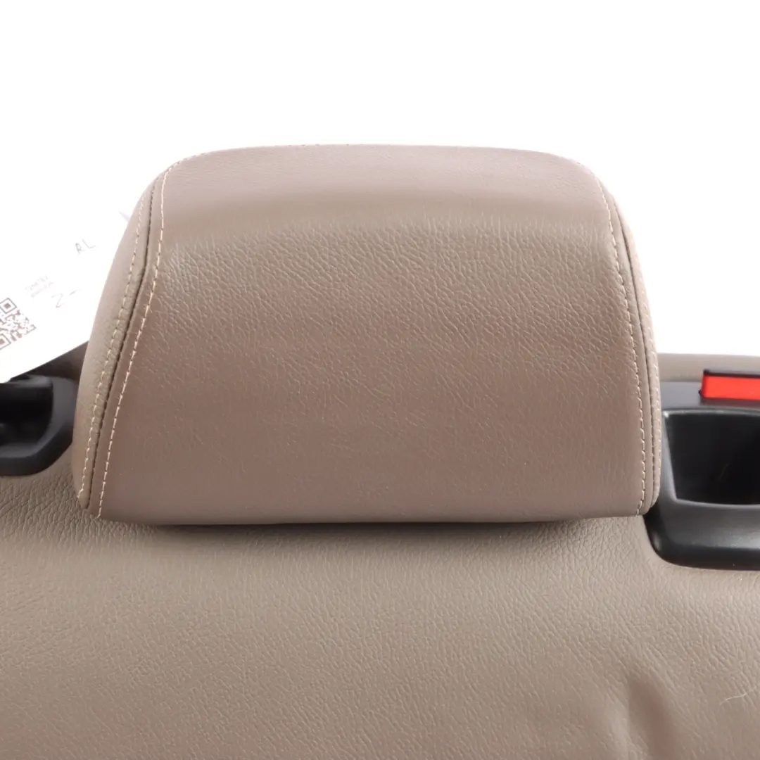 BMW X3 F25 Rear Seat Backrest Left N/S Leather Nevada Brown Headrest Armrest - SKU 7256762 - Part number 7256762