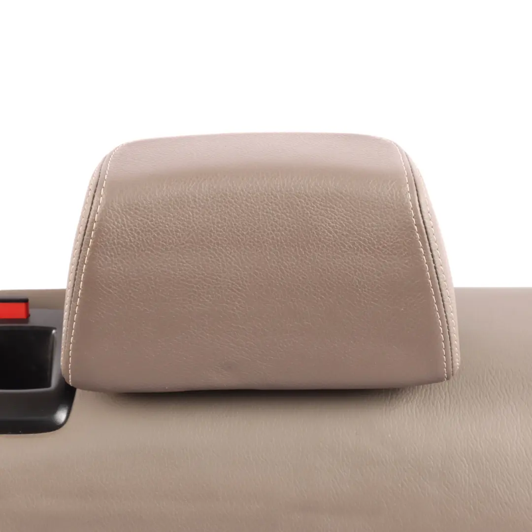 Backrest Right O/S Leather Nevada Brown Headrest to BMW X3 F25 Rear Seat with Part number 7256827 BMW X3 F25 Rear Seat Backrest Right O/S Leather Nevada Brown Headrest - SKU 7256827 - Part number 7256827