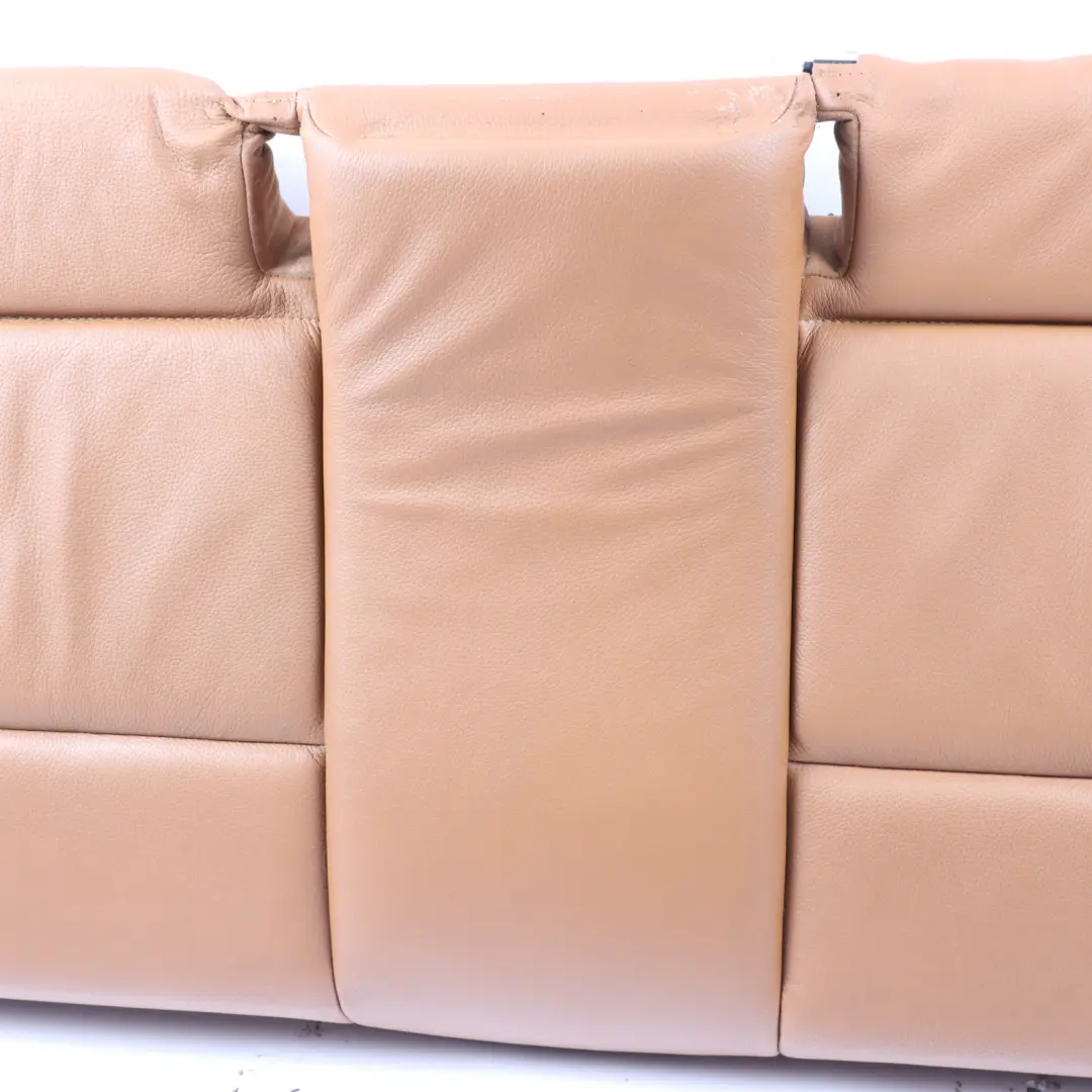 Couch Bench Interior Cover Leather Dakota Saddle Brown to BMW E90 LCI Rear Seat with Part number 7257086 BMW E90 LCI Rear Seat Couch Bench Interior Cover Leather Dakota Saddle Brown - SKU 7257086 - Part number 7257086
