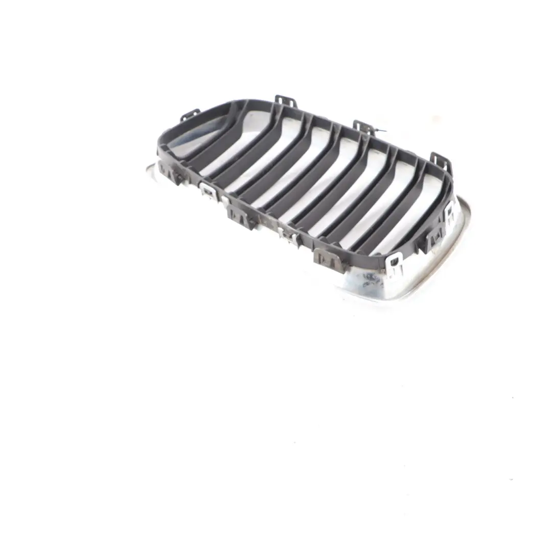 Front Bumper Grille BMW F20 F21 Right O/S Kidney Silver Black to with Part number 7262118 Front Bumper Grille BMW F20 F21 Right O/S Kidney Silver Black - SKU 7262118 - Part number 7262118