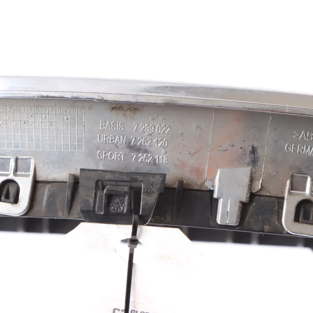 Pare-chocs avant Grille BMW F20 F21 Droite Argenté Noir  - SKU 7262118 - Numéro de pièce 7262118